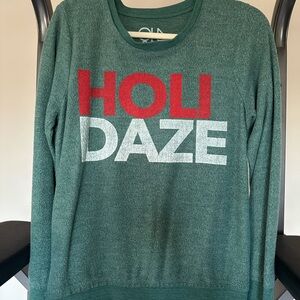 Chaser - Green HOLIDAZE Sweater